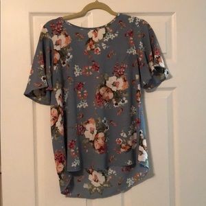 Floral Textured Top (never worn)